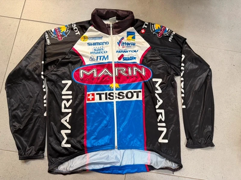 Parentini Marin MTB Chaqueta Ciclismo Talla XL Vintage 90s