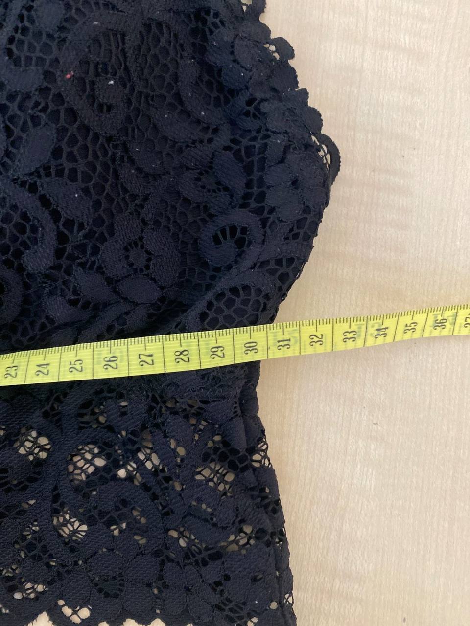Top encaje negro sujetador bralette Talla única Sexy Vintage — foto 5