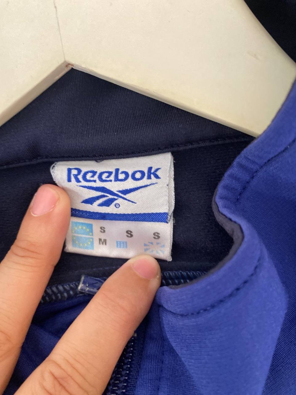 Reebok chaqueta deportiva azul track jacket vintage streetwear — foto 4