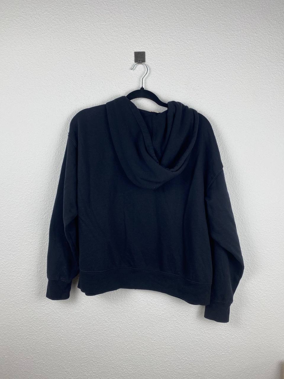 Levi's sudadera capucha cremallera negra streetwear vintage — foto 4
