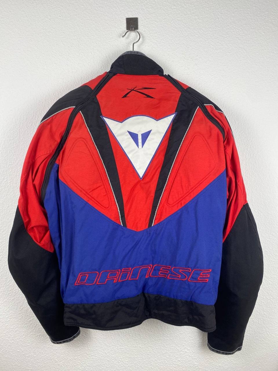 Dainese chaqueta moto textil roja azul Vintage Racing — foto 2