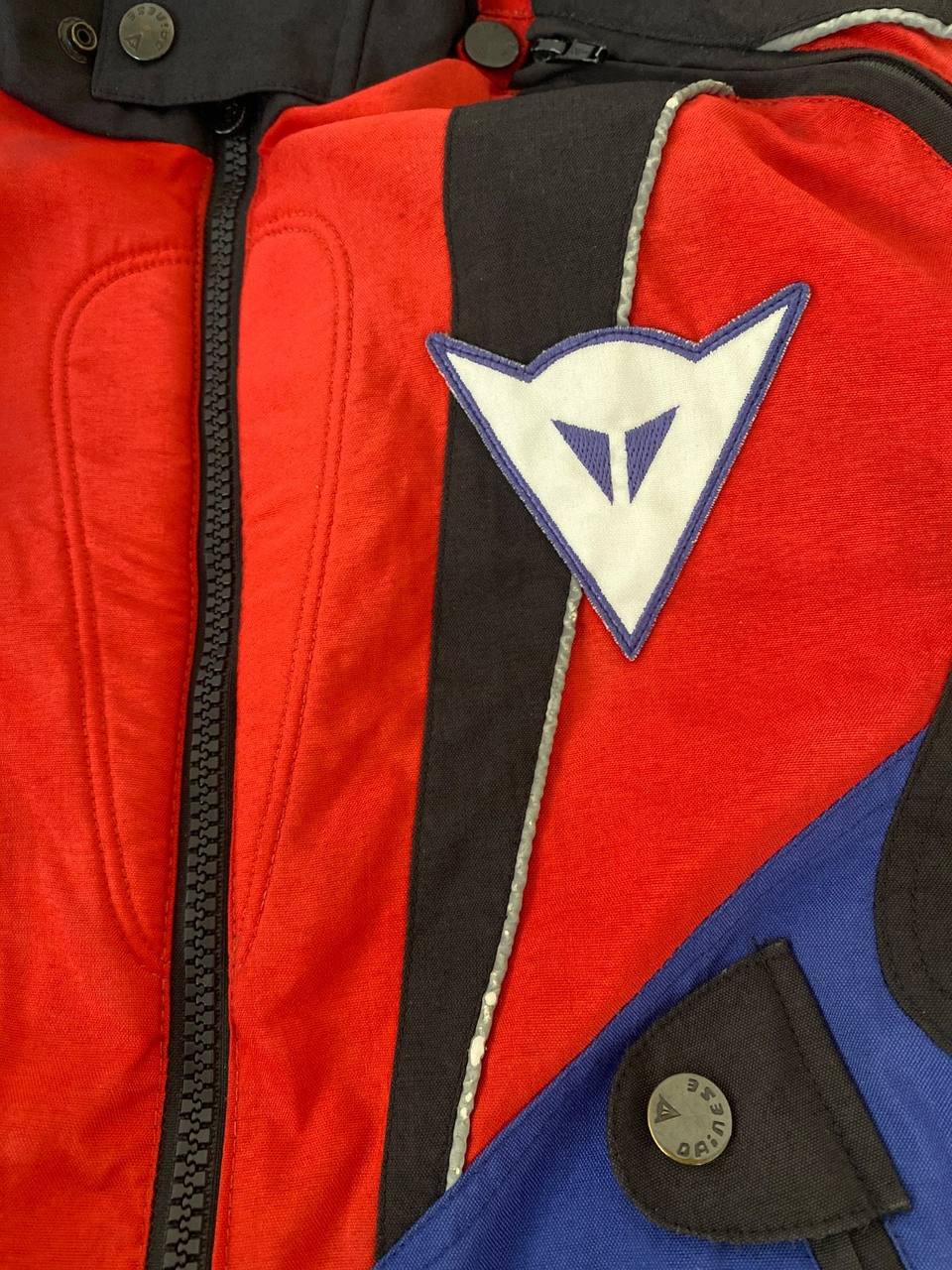 Dainese chaqueta moto textil roja azul Vintage Racing — foto 6