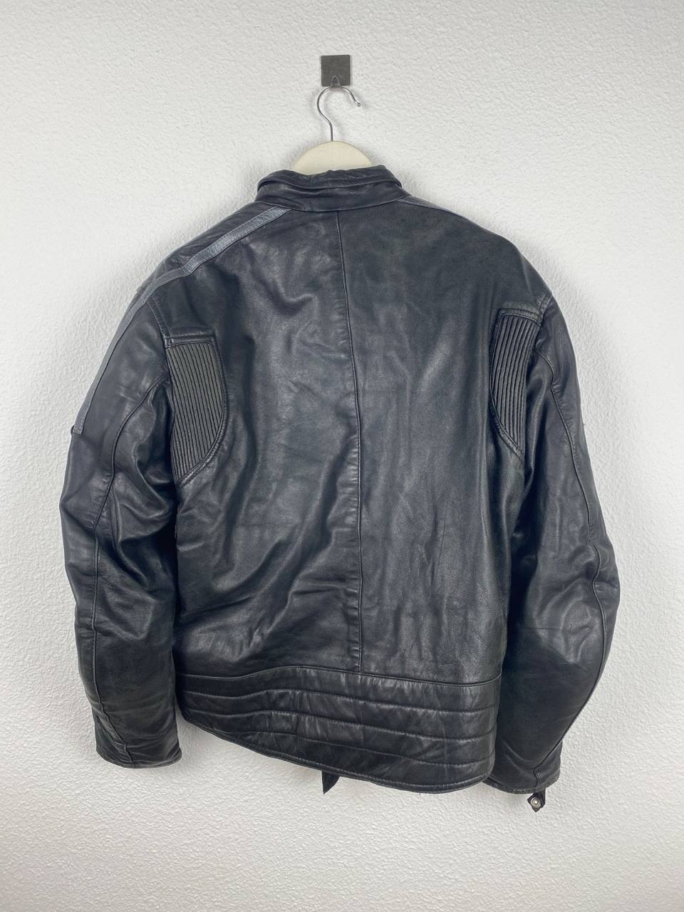 Giudici cazadora moto cuero negro Talla M vintage café racer — foto 3