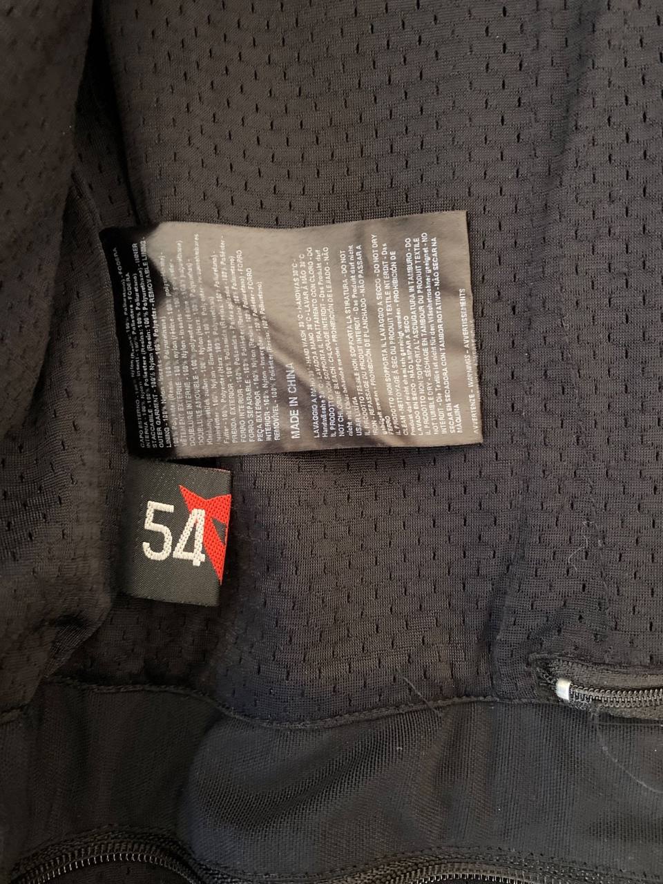 Dainese chaqueta moto textil roja/negra Technical Pocket Vintage — foto 12