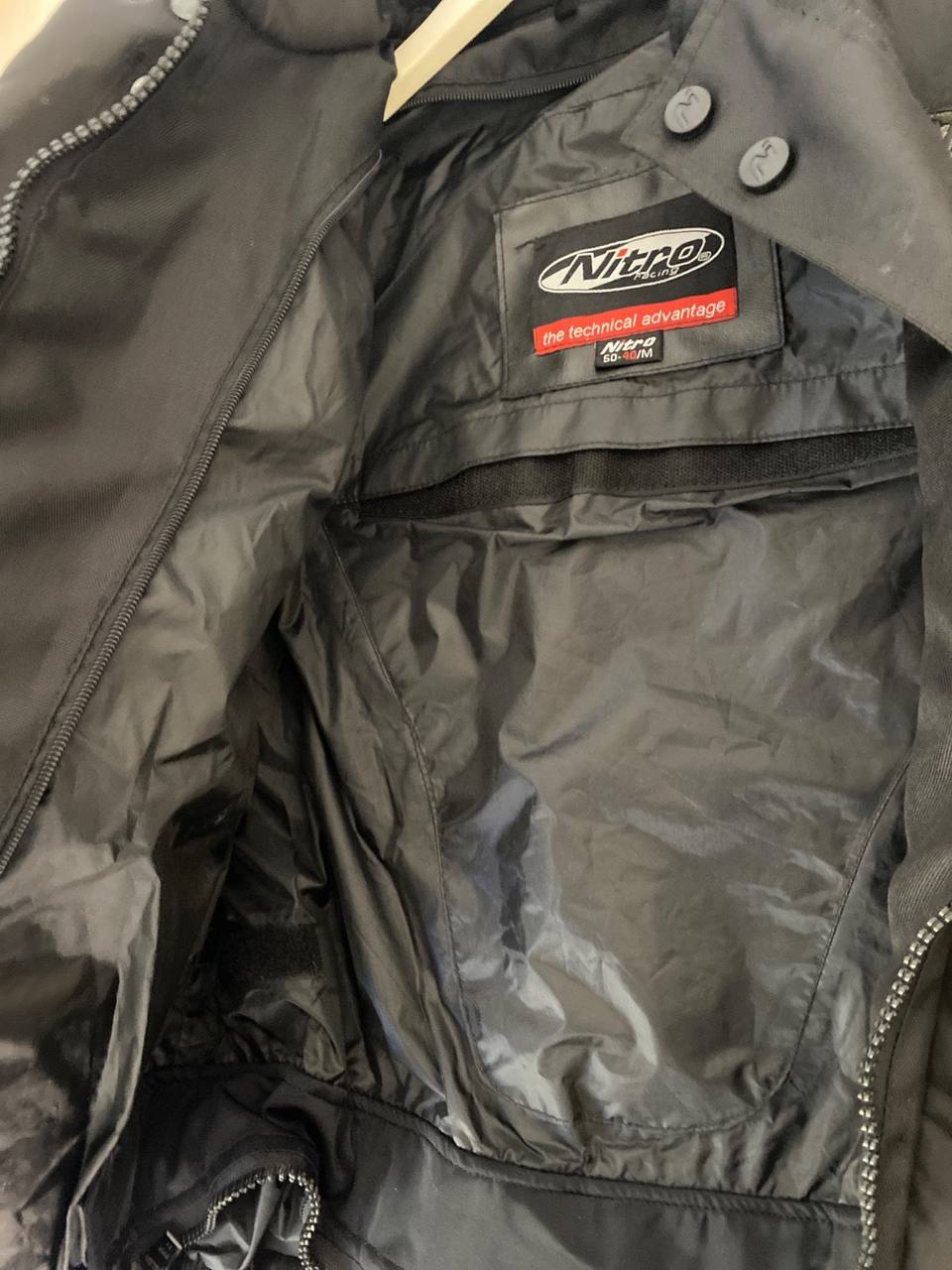 Nitro chaqueta moto textil impermeable protecciones — foto 5