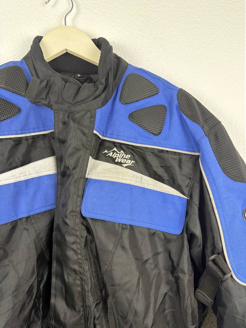Chaqueta moto Alpine Wear Talla S azul negro Vintage — foto 2