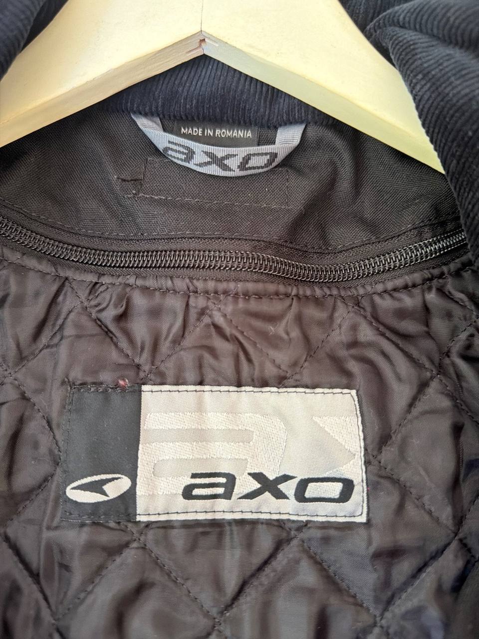 AXO chaqueta moto negra textil impermeable con forro — foto 6