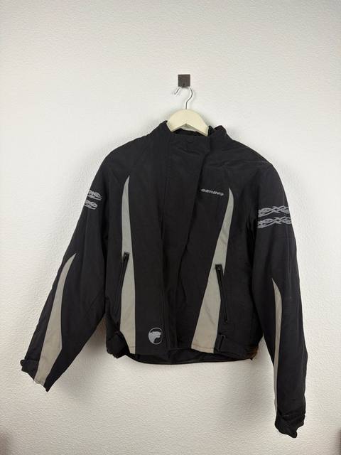 Bering chaqueta moto negra gris talla M streetwear vintage