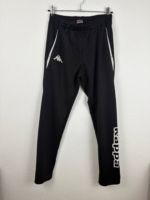 Kappa Trackpants Negro Talla M Chándal Pantalón Deportivo Vintage
