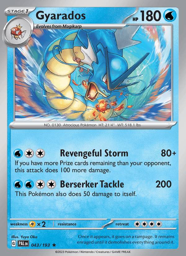 Gyarados 043/193 Evoluciones en Paldea Español Reverse Holo