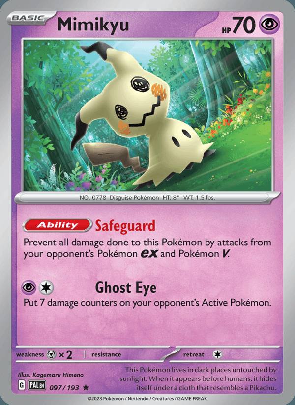 Mimikyu 097/193 Evoluciones en Paldea Español Reverse Holo