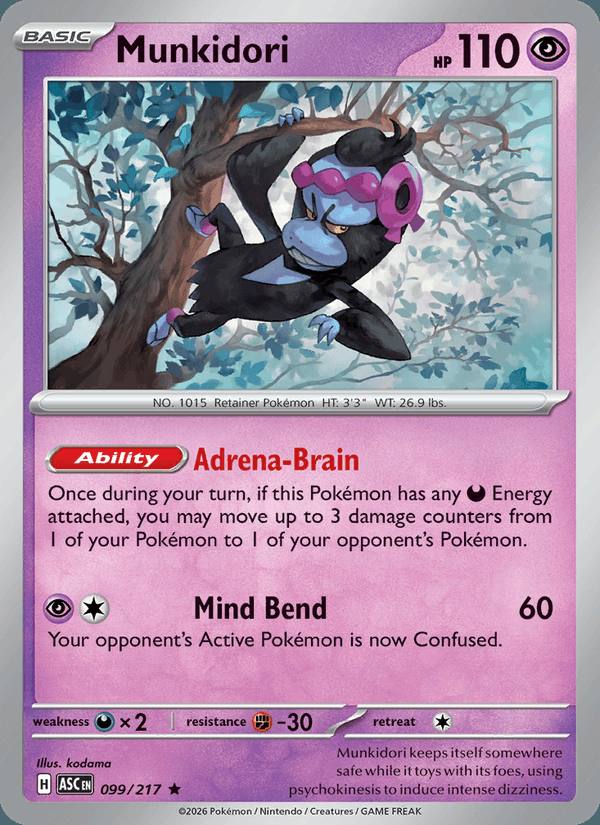 Munkidori 099/217 Ascended Heroes Inglés Holo