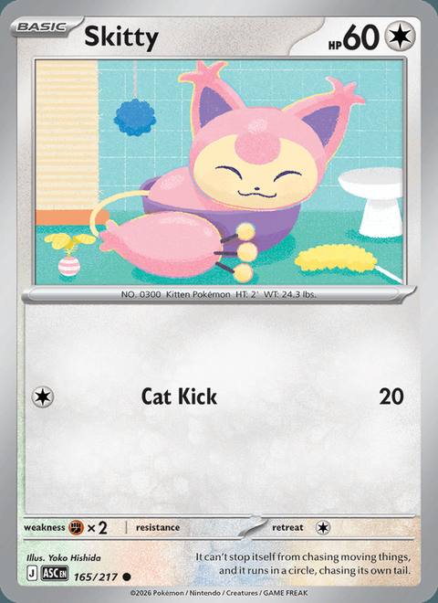 Skitty 165/217 Ascended Heroes Inglés