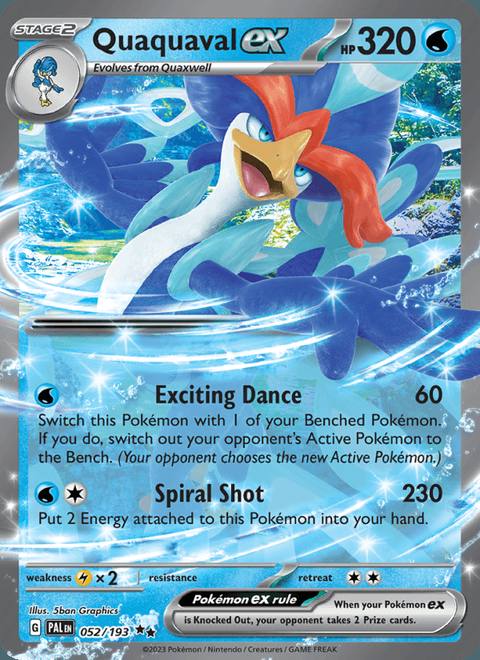 Quaquaval ex 052/193 Paldea Evolved Alemán Holo