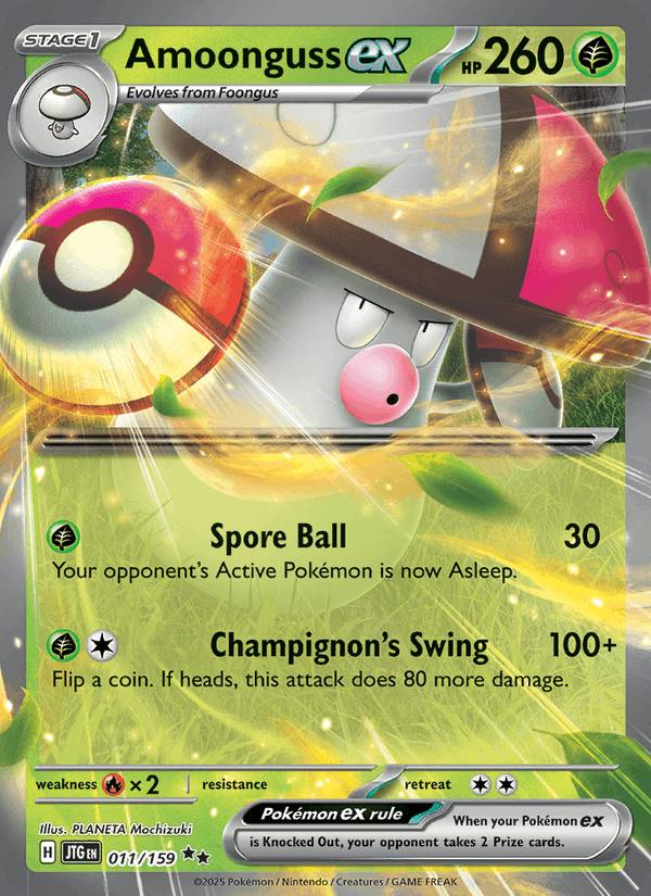 Amoonguss ex 011/159 Journey Together Francés Holo