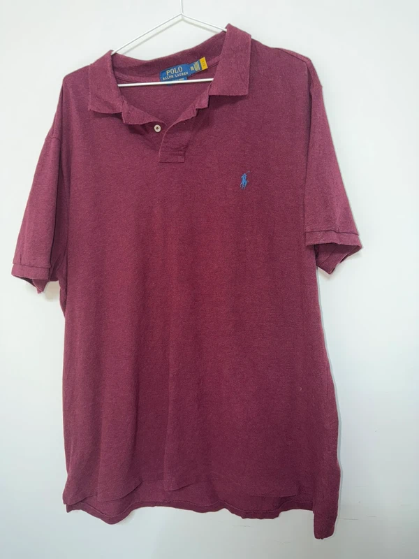 Polo Ralph Lauren Burdeos XXL Custom Slim Fit Vintage — foto 2