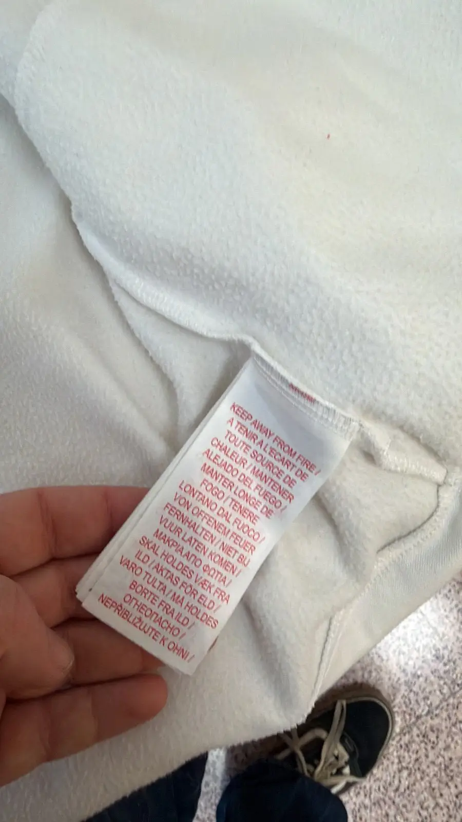Nike Pro sudadera niño blanca Therma-Fit talla L vintage, blanco — foto 6
