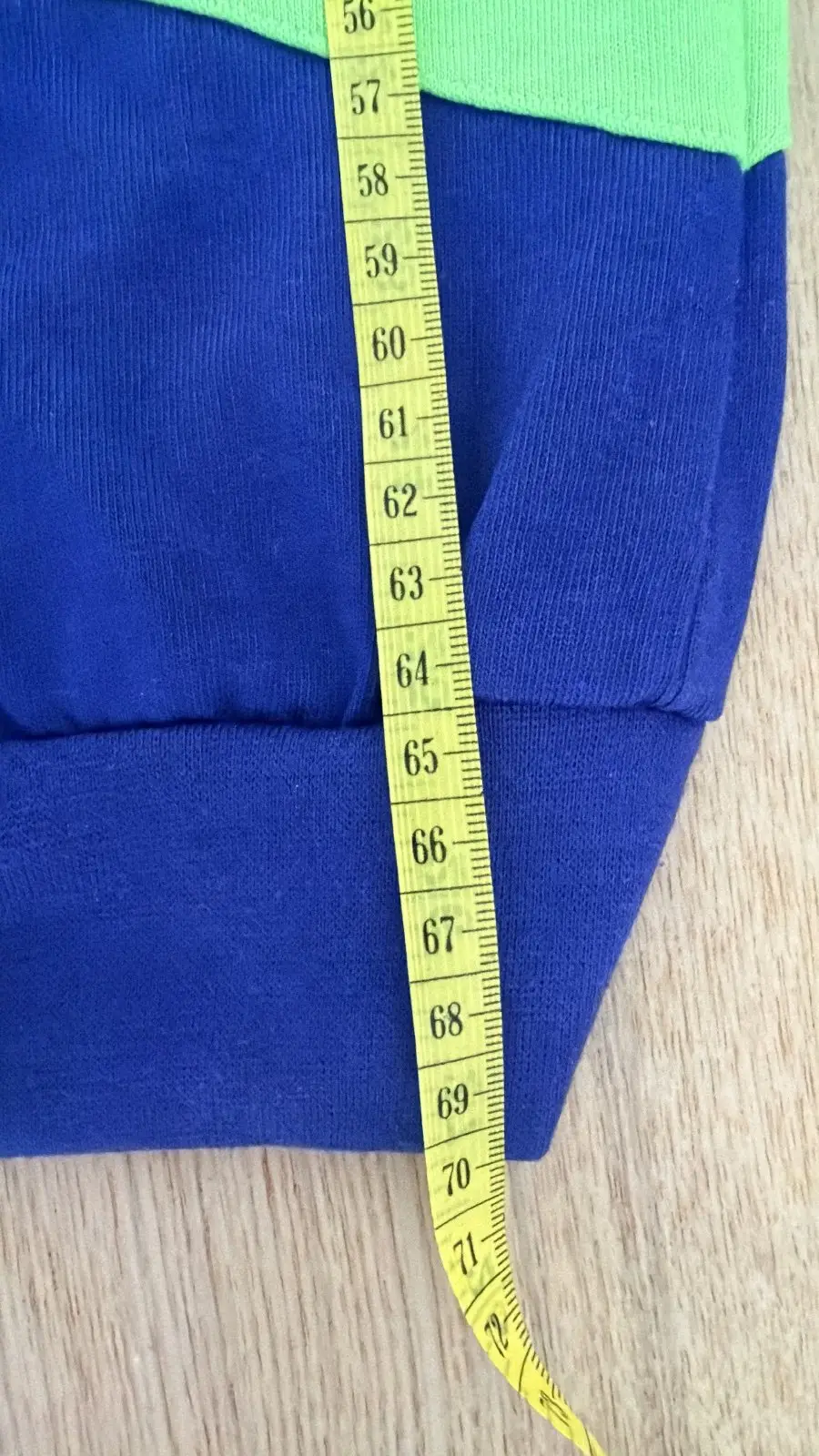 Running Pro Line sudadera cremallera verde azul vintage 90s, verde y azul — foto 5