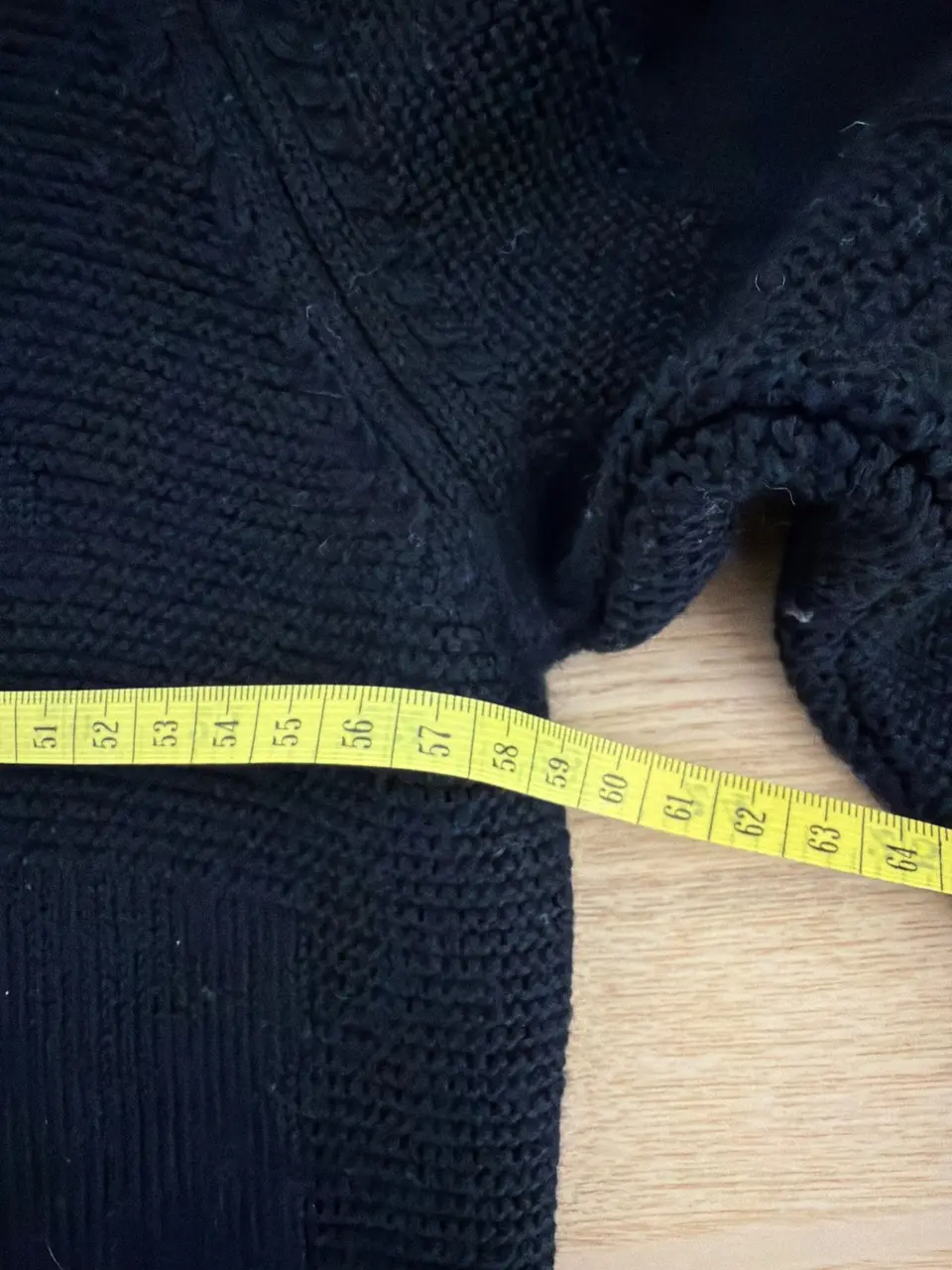 Il Granchio chaqueta punto cuello alto azul marino Vintage — foto 5