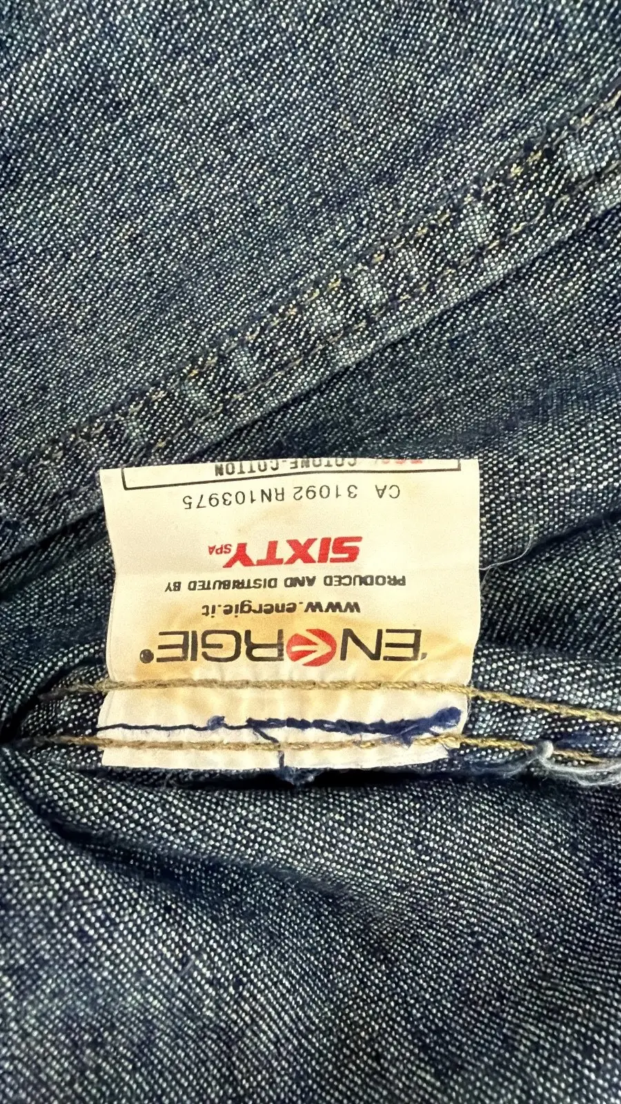 Cazadora vaquera denim trucker Talla L Vintage Azul Oscuro — foto 5