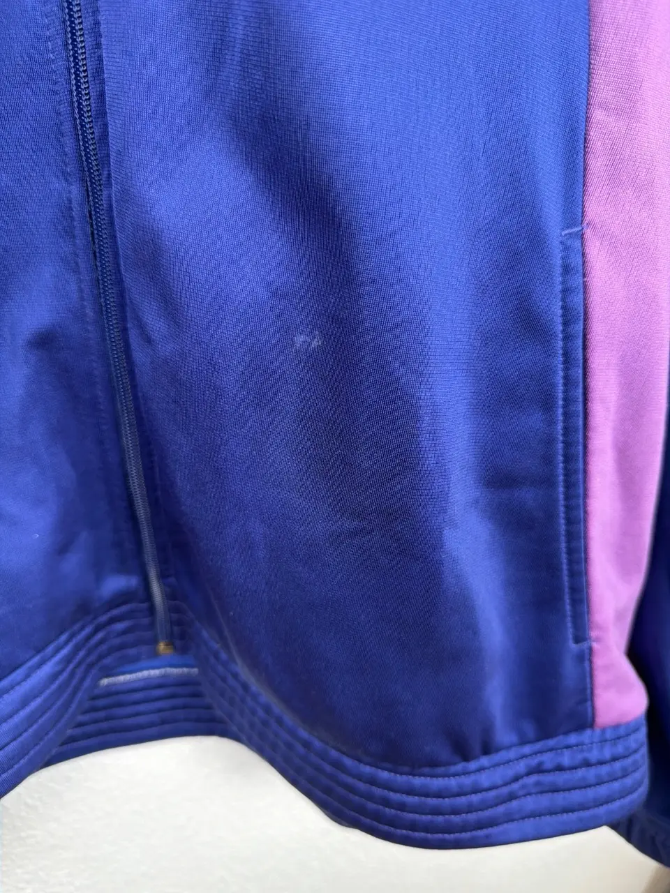 Sergio Tacchini chaqueta chándal retro azul malva vintage 90s, azul y malva — foto 2
