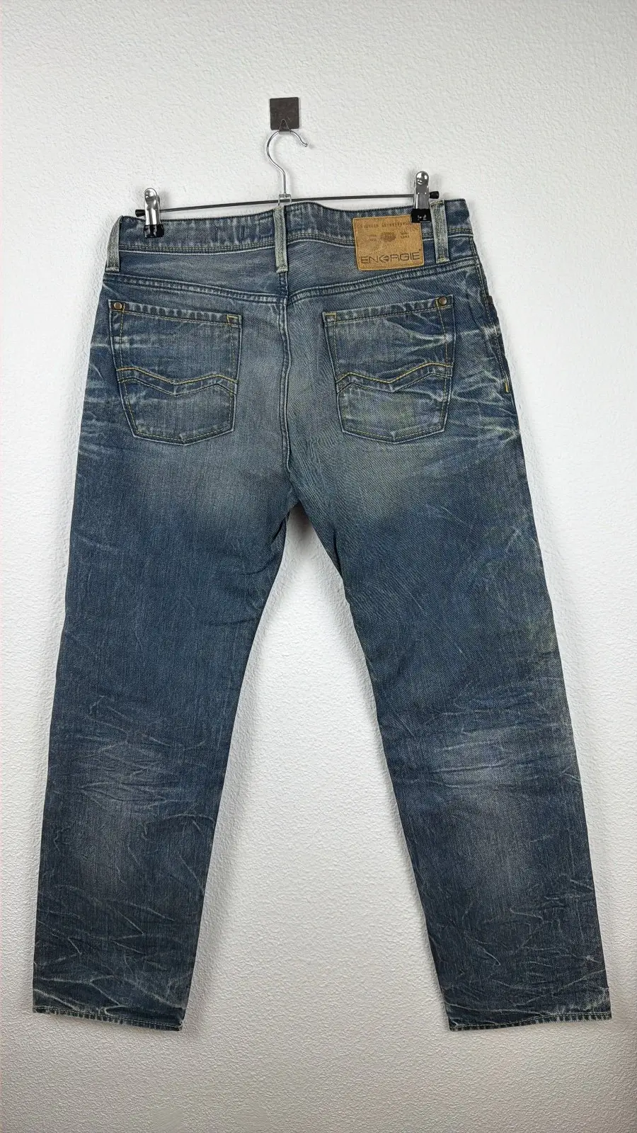 Energie Legend 8 vaquero regular fit talla M/L efecto lavado vintage, azul — foto 3