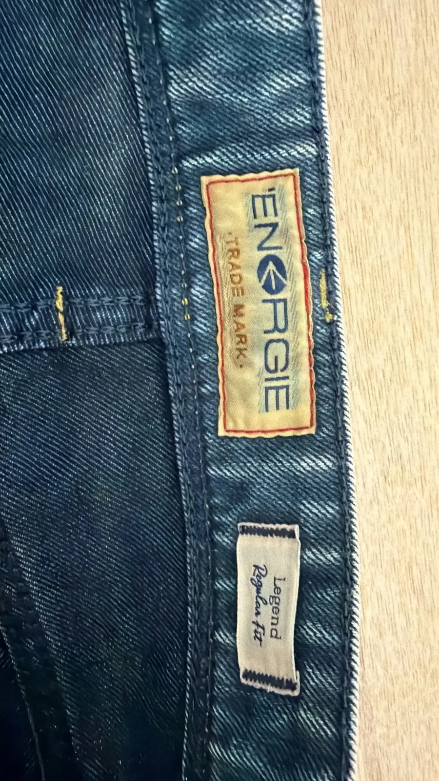 Energie Legend 8 vaquero regular fit talla M/L efecto lavado vintage, azul — foto 7