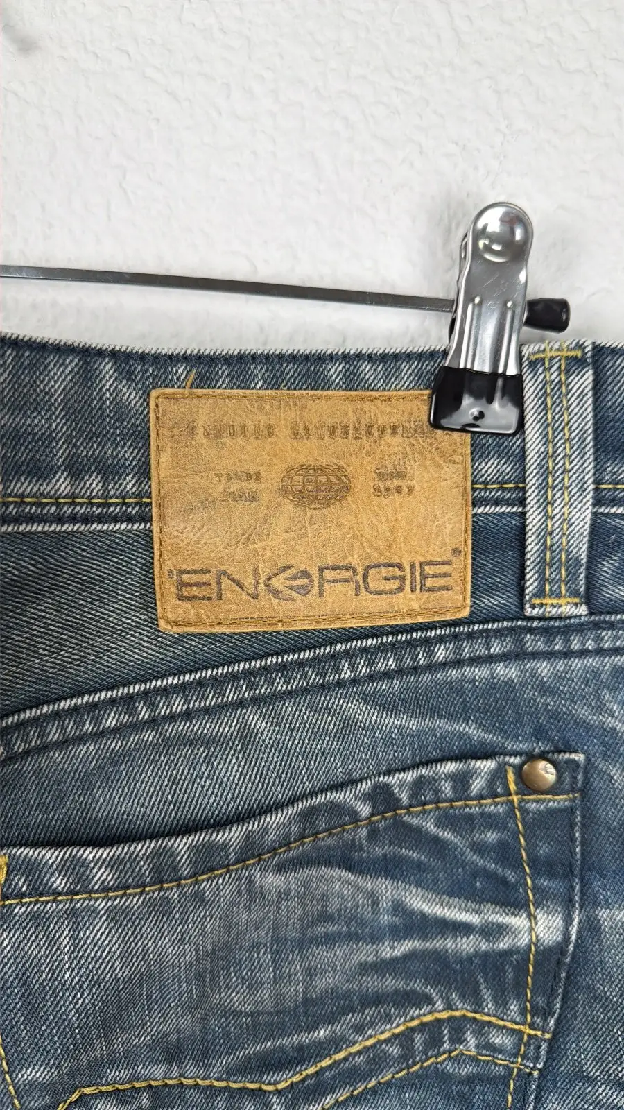 Energie Legend 8 vaquero regular fit talla M/L efecto lavado vintage, azul — foto 4