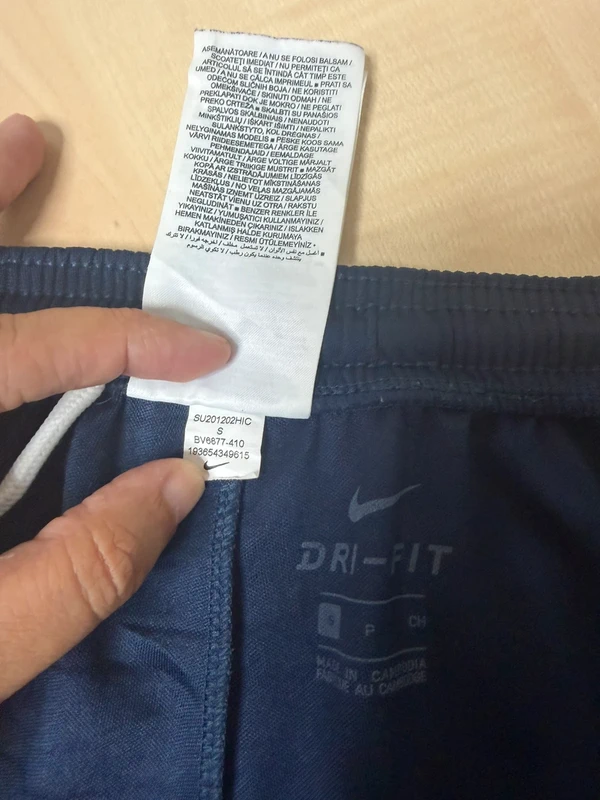 Nike Dri-FIT pantalón chándal azul marino Talla S deporte — foto 3