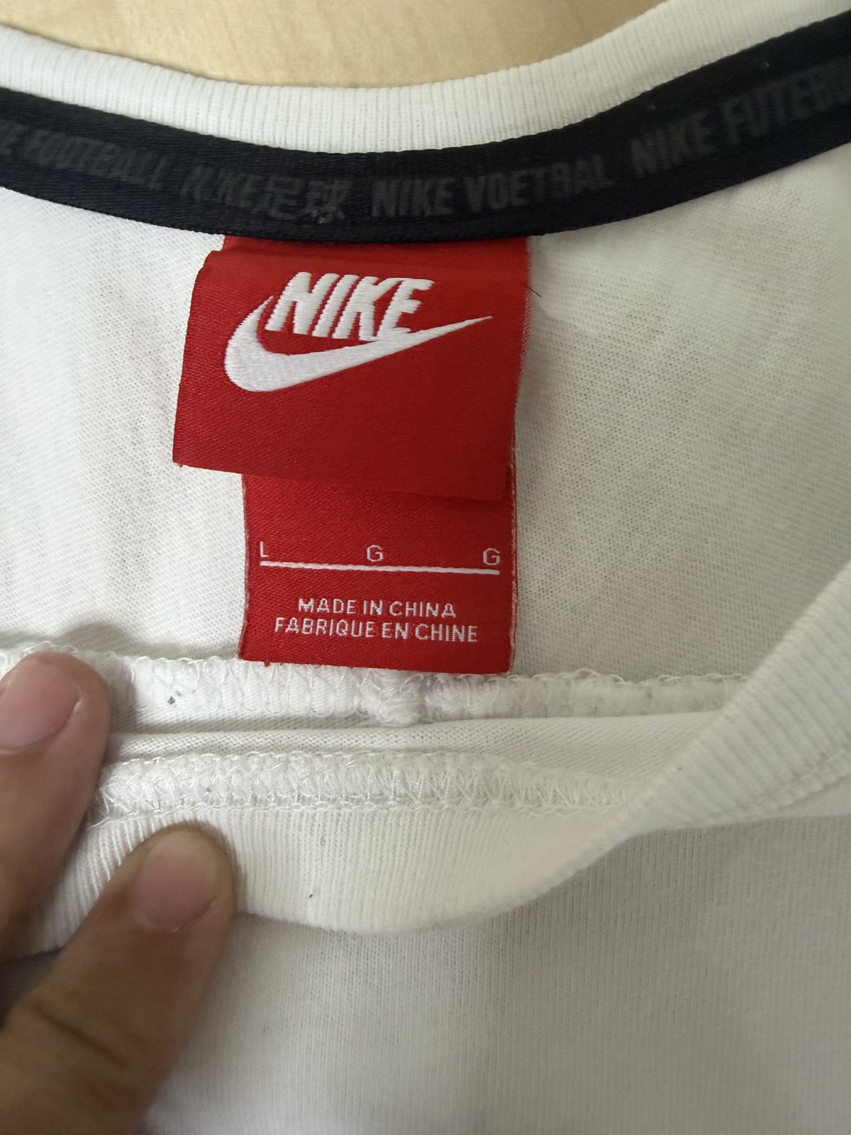 Nike F.C. camiseta blanca 1994 Talla L Streetwear Vintage — foto 6