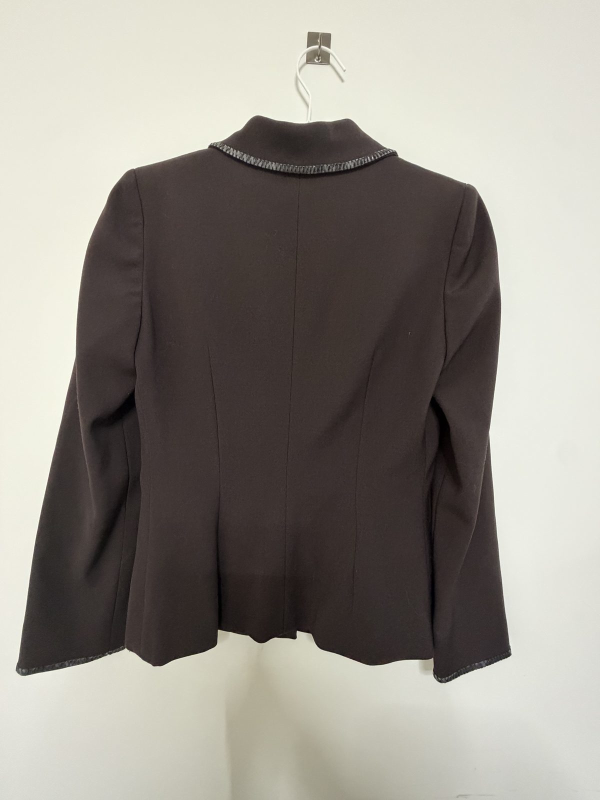 Gai Mattiolo Wool Blazer + Vintage 90s Y2K Fitted Designer Jacket Dark Brown — foto 6