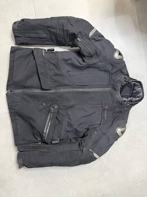 Dainese Touring chaqueta moto negra T48 forro térmico