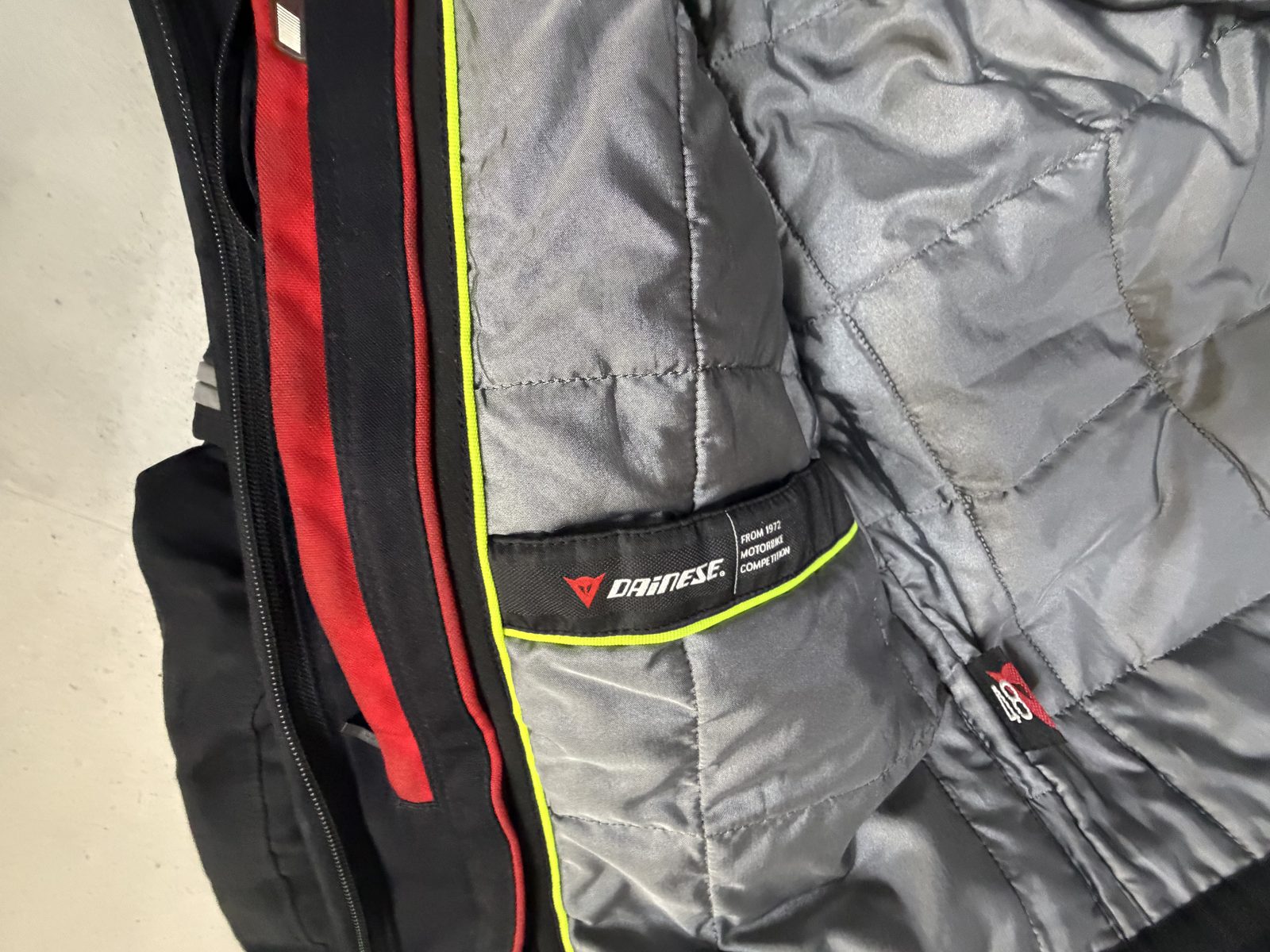 Dainese Touring chaqueta moto negra T48 forro térmico — foto 7
