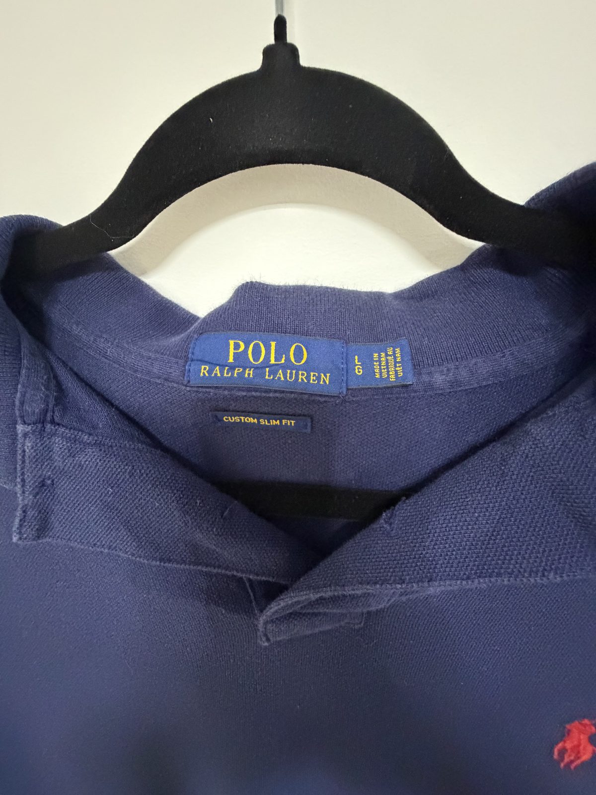 Polo Ralph Lauren Custom Slim Fit Talla L Azul Marino Vintage — foto 3