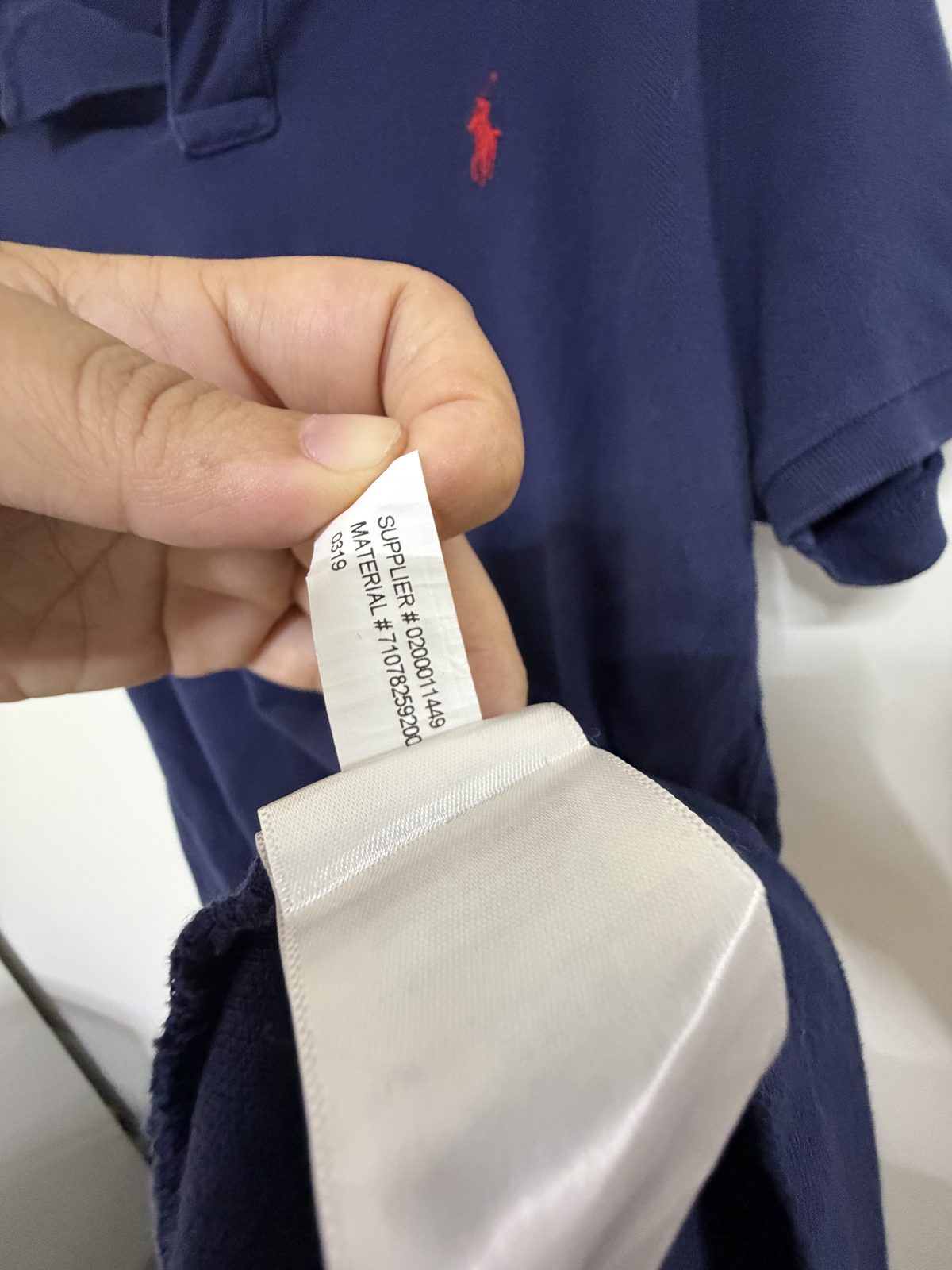 Polo Ralph Lauren Custom Slim Fit Talla L Azul Marino Vintage — foto 5