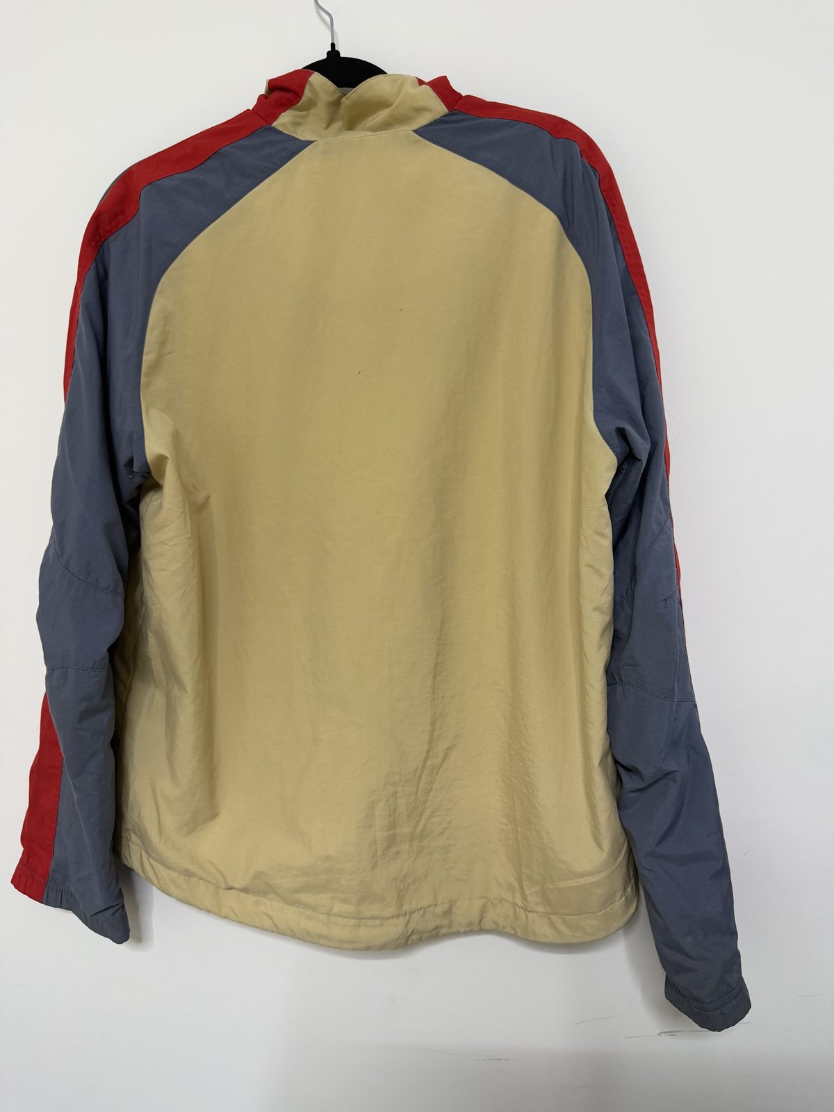 Chaqueta Nike Vintage Y2K Color Block Beige - Talla M Cortavientos (Silver Tag) — foto 4