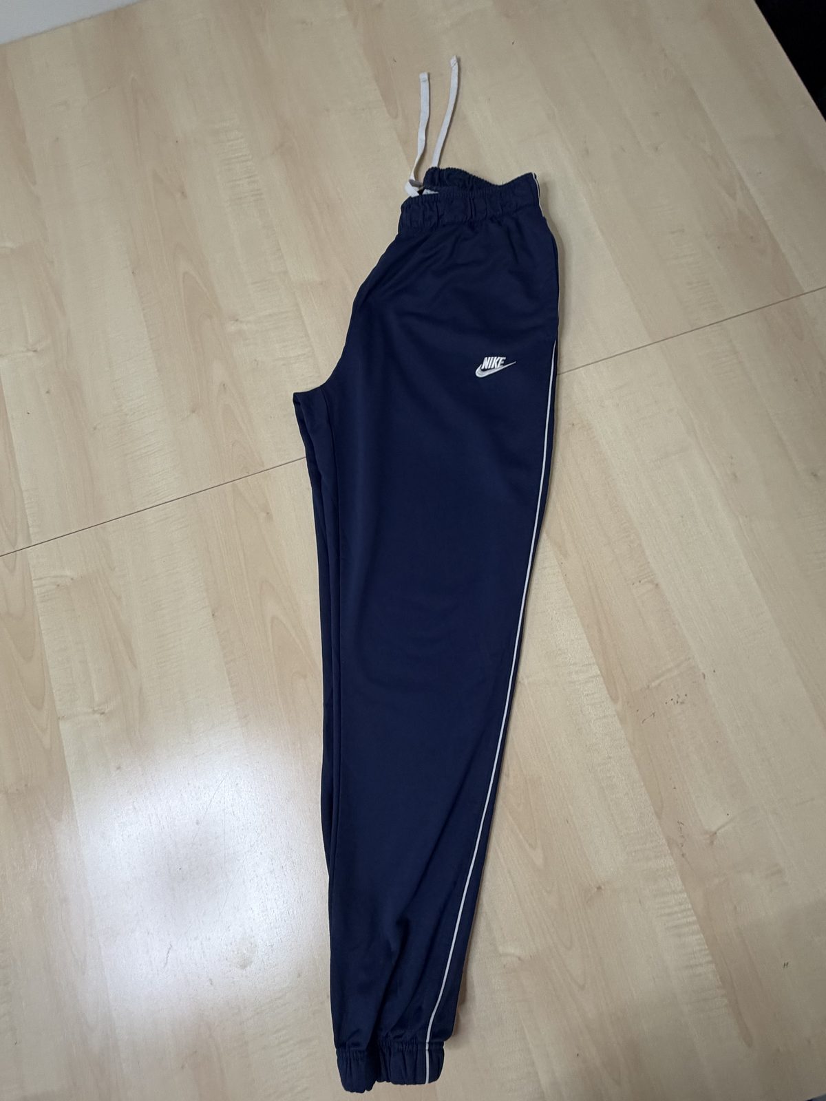 Pantalón chándal Nike jogger L azul marino piping vintage — foto 5