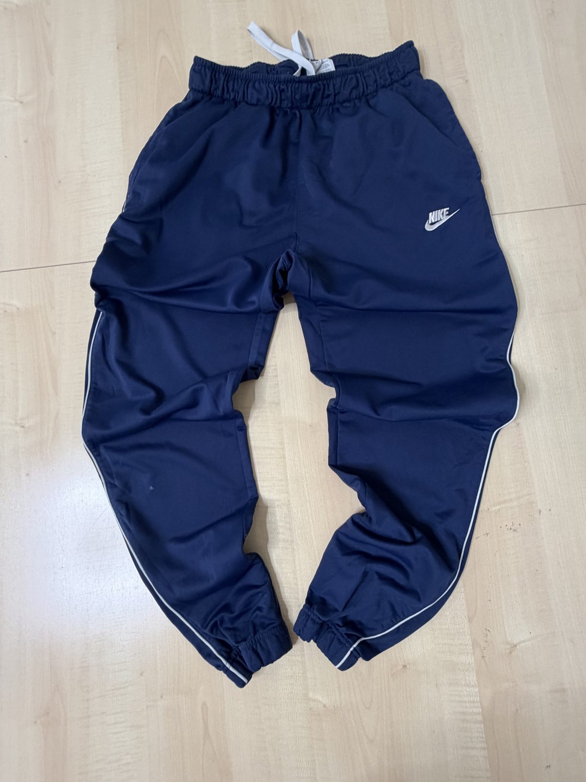 Pantalón chándal Nike jogger L azul marino piping vintage — foto 2