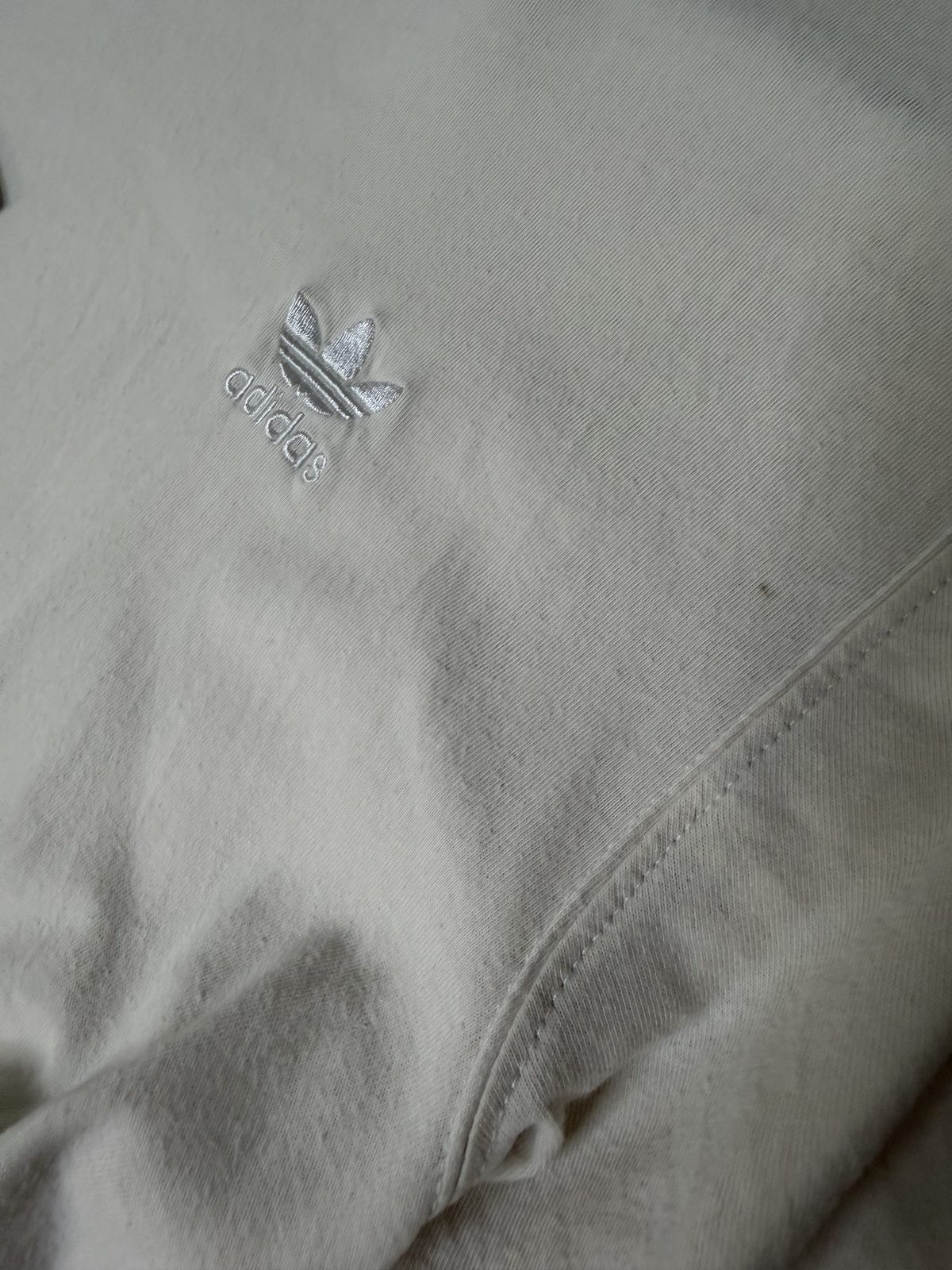Adidas Originals camiseta Trefoil beige Talla S Vintage — foto 3