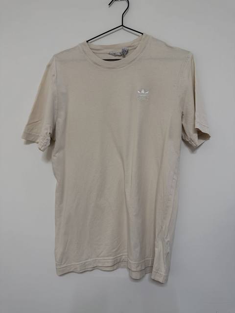 Adidas Originals camiseta Trefoil beige Talla S Vintage