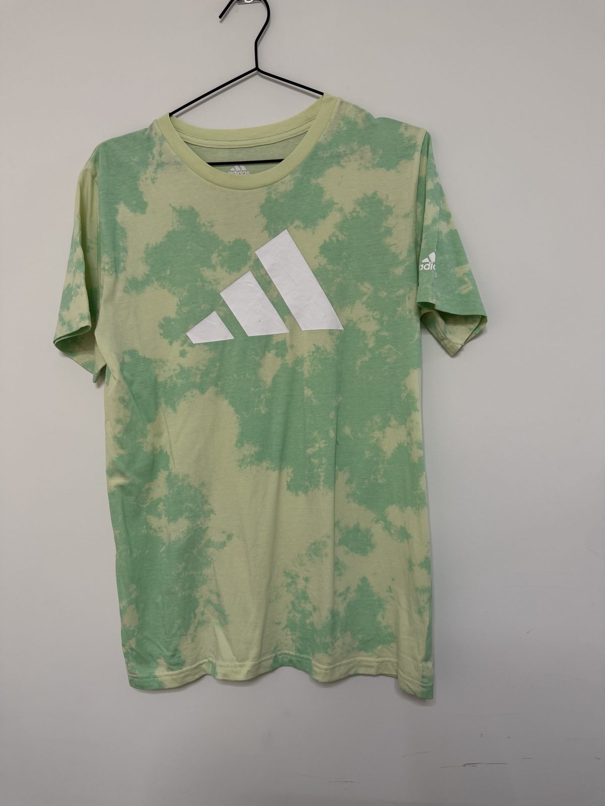 Adidas Camiseta Tie-Dye Verde Menta S/XS Streetwear Vintage