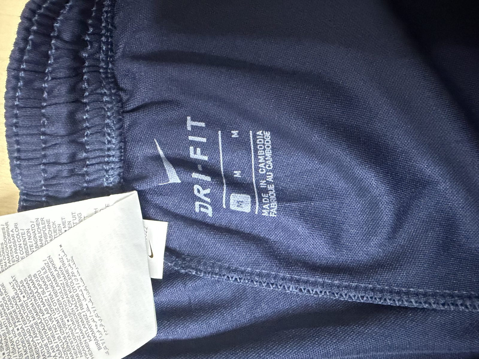 Nike pantalón chándal azul marino M Trackpants Dry-Fit — foto 5