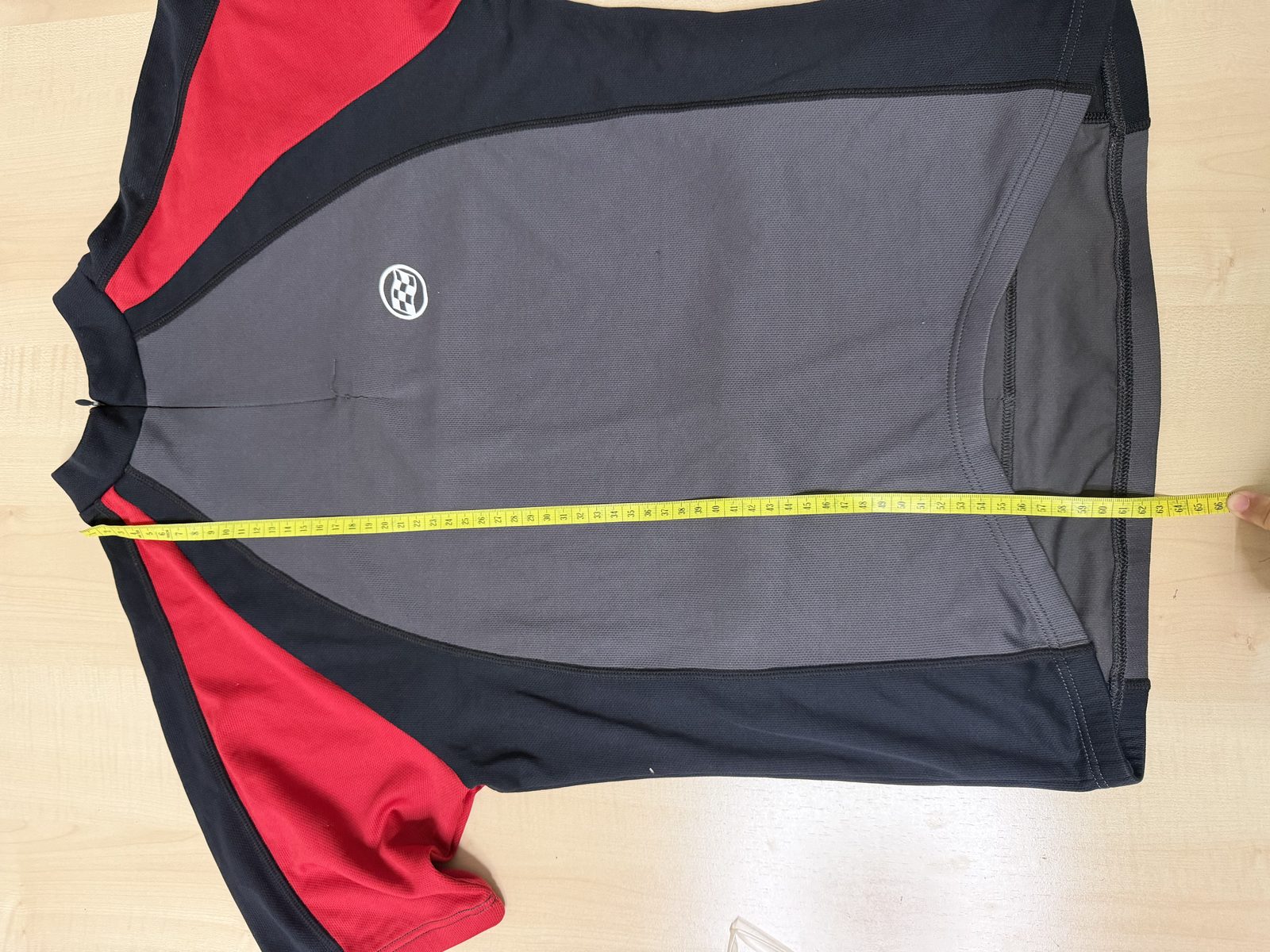 Maillot ciclismo Decathlon manga corta Talla S/M Gris Vintage — foto 6