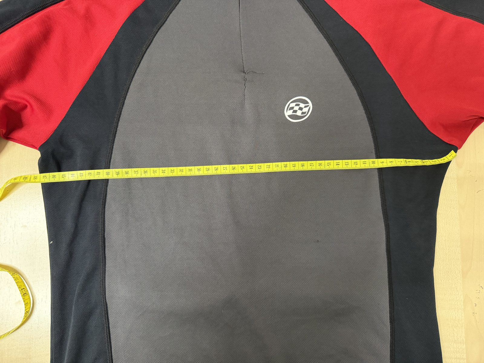 Maillot ciclismo Decathlon manga corta Talla S/M Gris Vintage — foto 3