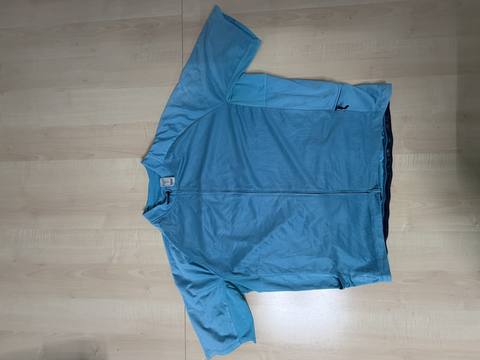 B'Twin maillot ciclismo manga corta 2XL azul celeste vintage