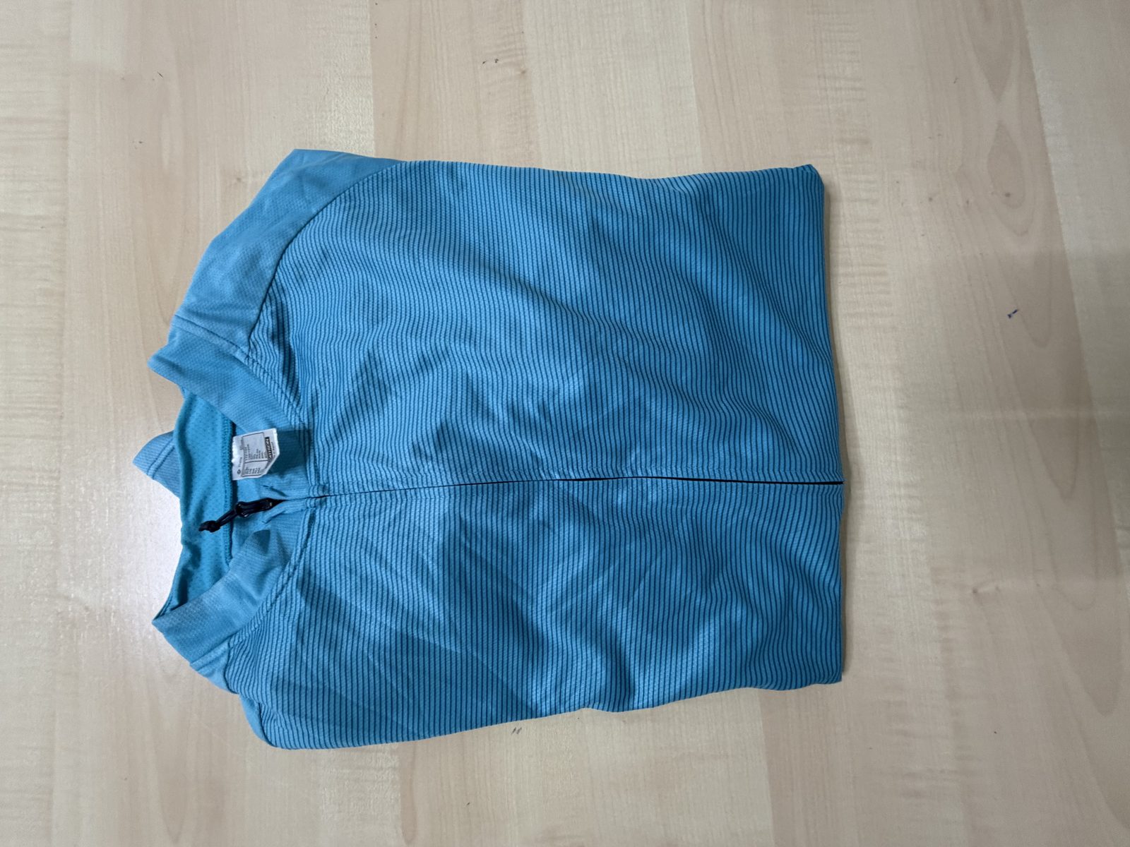 B'Twin maillot ciclismo manga corta 2XL azul celeste vintage — foto 2