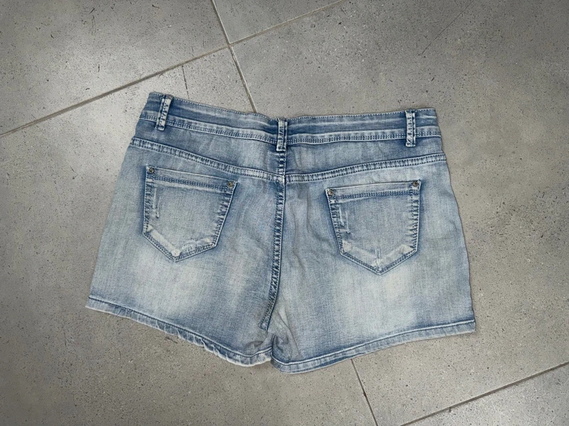 Short vaquero Miss Natalie talla 48 XXL desgastado street — foto 2