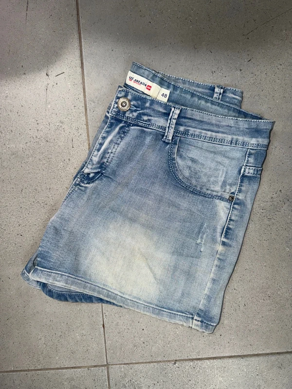 Short vaquero Miss Natalie talla 48 XXL desgastado street — foto 3