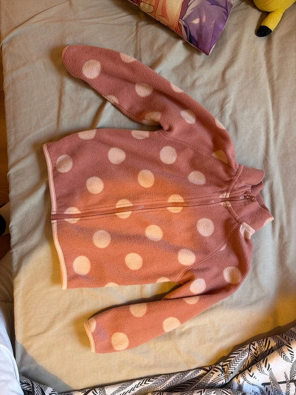 Chaqueta polar Primark 6 años/116cm rosa lunares niña