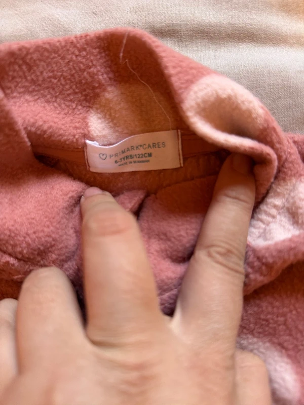 Chaqueta polar Primark 6 años/116cm rosa lunares niña — foto 2